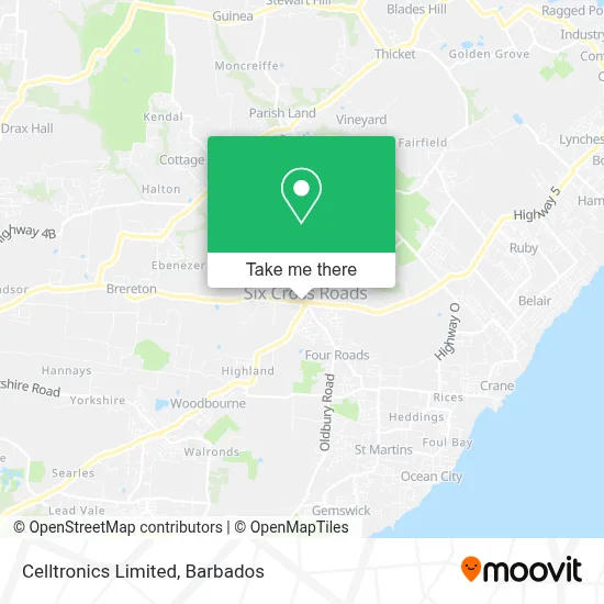 Celltronics Limited map