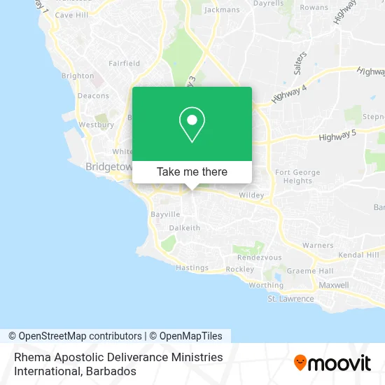 Rhema Apostolic Deliverance Ministries International map