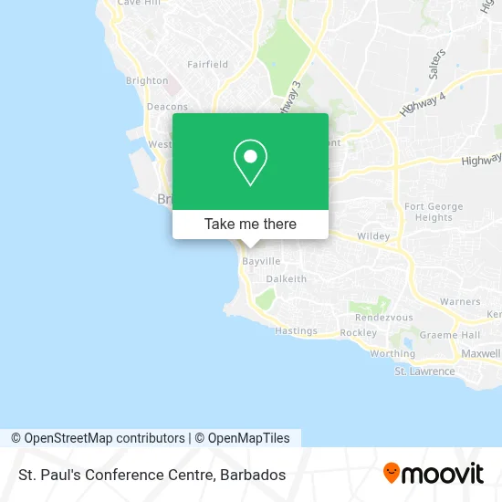 St. Paul's Conference Centre map