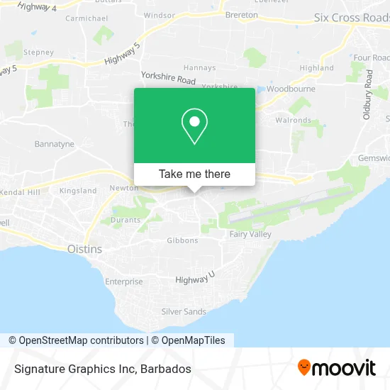 Signature Graphics Inc map