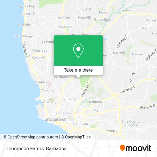 Thompson Farms map