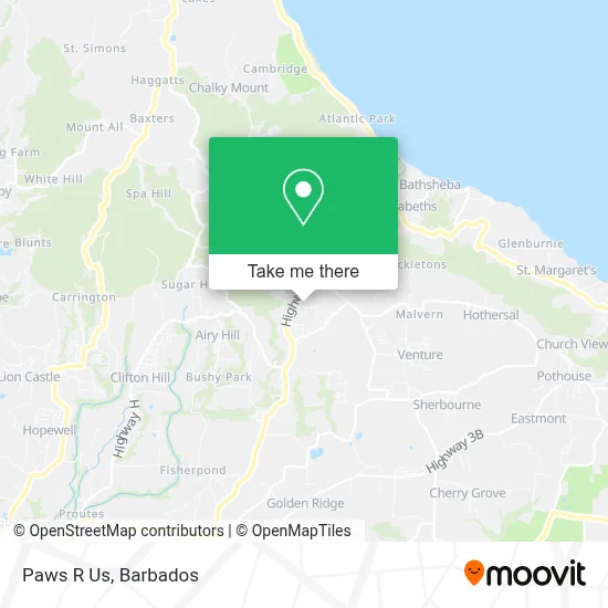 Paws R Us map