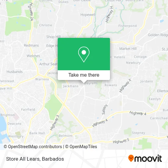 Store All Lears map