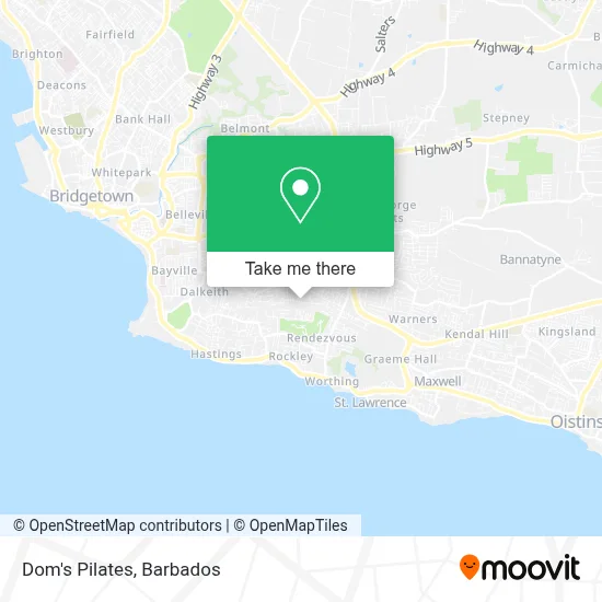 Dom's Pilates map