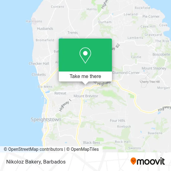 Nikoloz Bakery map