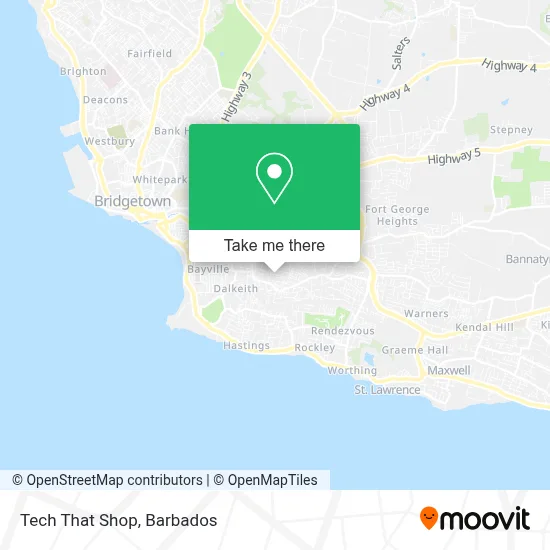 Tech That Shop map