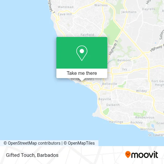 Gifted Touch map