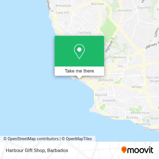 Harbour Gift Shop map