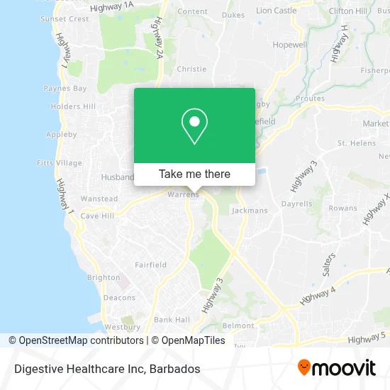Digestive Healthcare Inc map