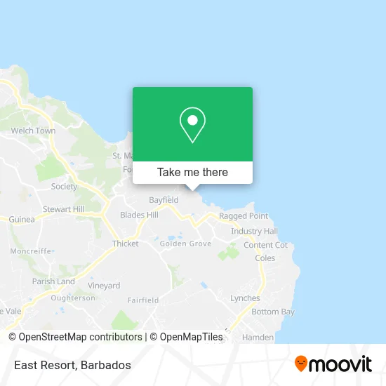 East Resort map