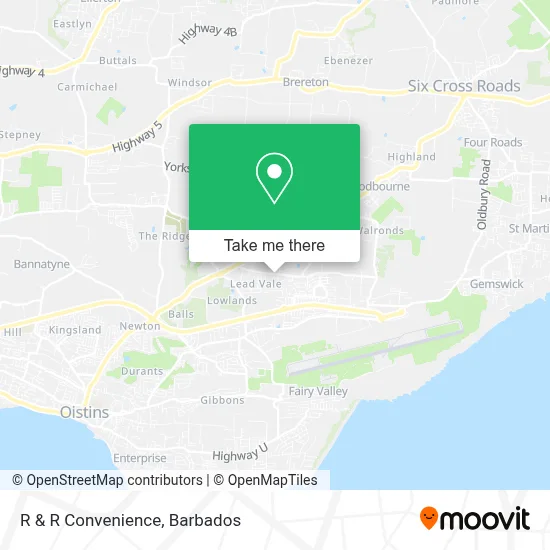 R & R Convenience map