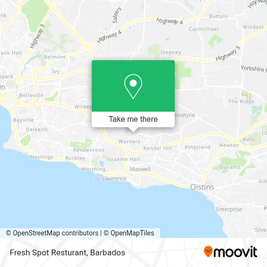 Fresh Spot Resturant map