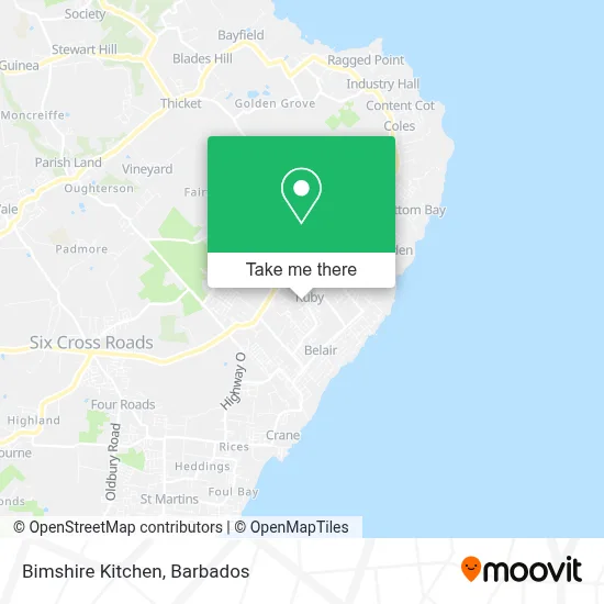 Bimshire Kitchen map
