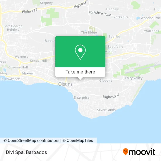 Divi Spa map