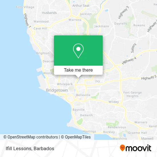 Ifill Lessons map