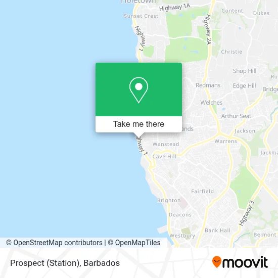 Prospect (Station) map