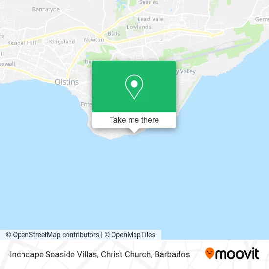 Inchcape Seaside Villas, Christ Church map