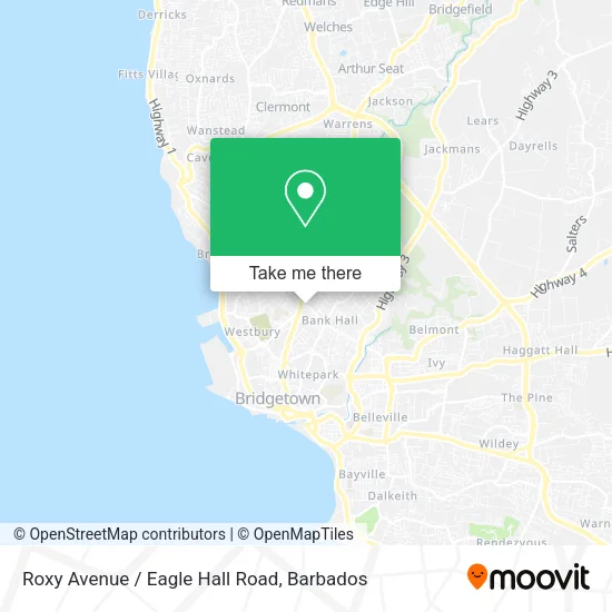 Roxy Avenue / Eagle Hall Road map