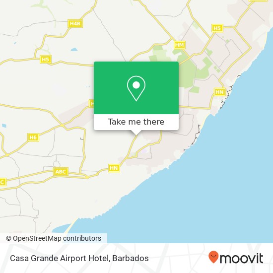 Casa Grande Airport Hotel map