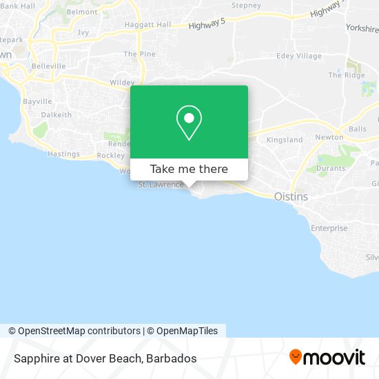 Sapphire at Dover Beach map
