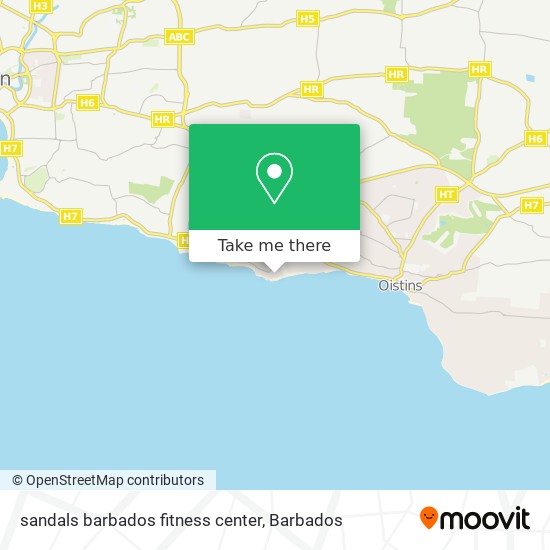 sandals barbados fitness center map