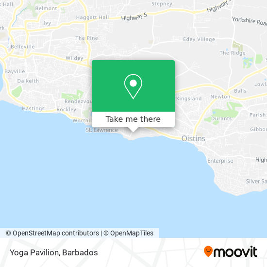 Yoga Pavilion map