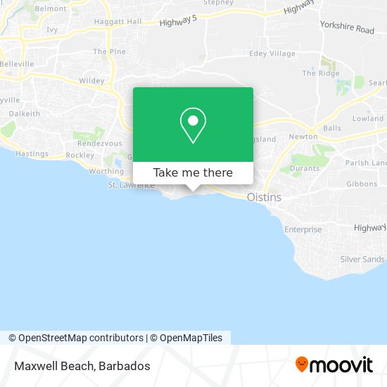 Maxwell Beach map