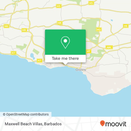 Maxwell Beach Villas map
