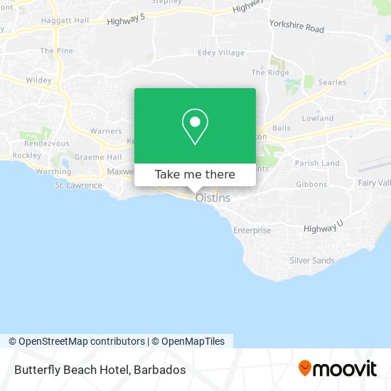 Butterfly Beach Hotel map