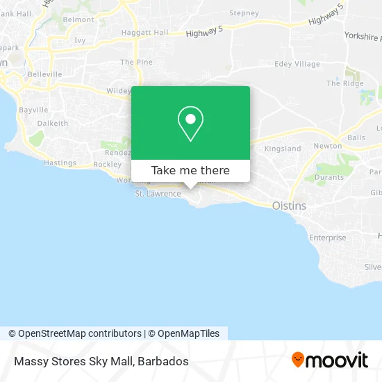 Massy Stores Sky Mall map