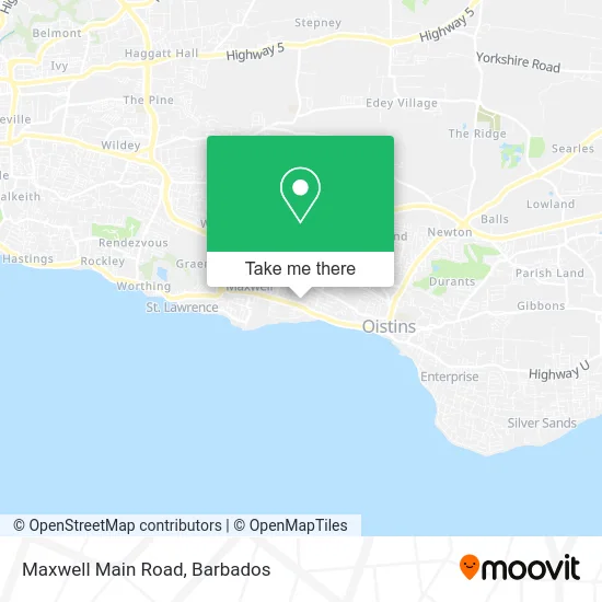Maxwell Main Road map