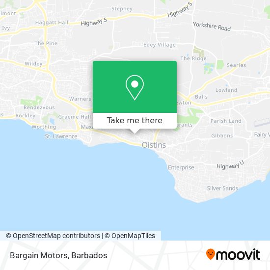 Bargain Motors map