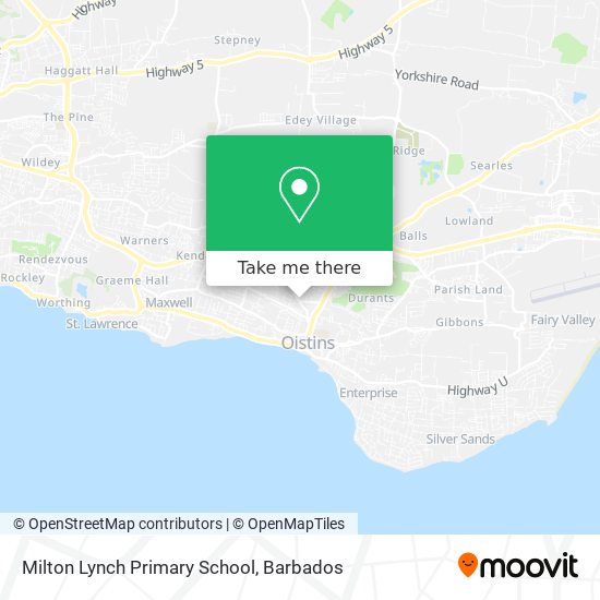 Milton Lynch Primary School map