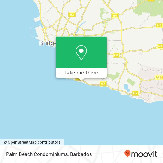 Palm Beach Condominiums map