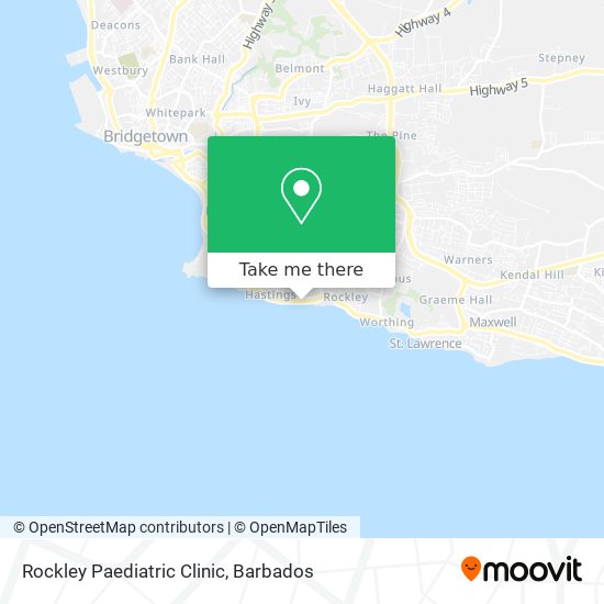 Rockley Paediatric Clinic map