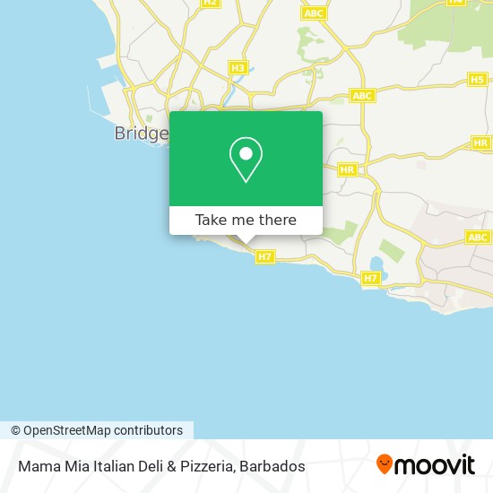 Mama Mia Italian Deli & Pizzeria map
