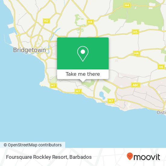 Foursquare Rockley Resort map