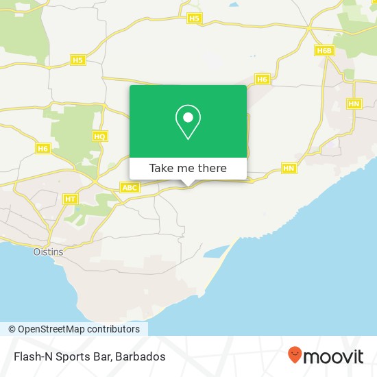 Flash-N Sports Bar map