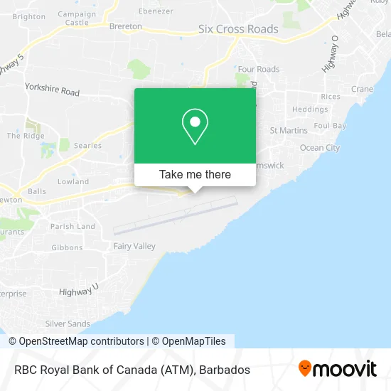 RBC Royal Bank of Canada (ATM) map