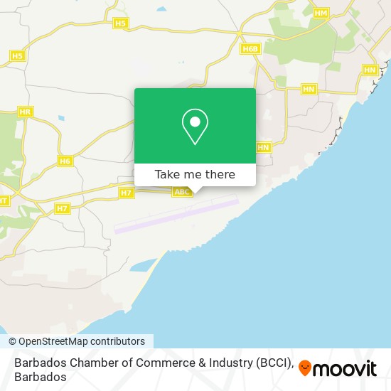 Barbados Chamber of Commerce & Industry (BCCI) map