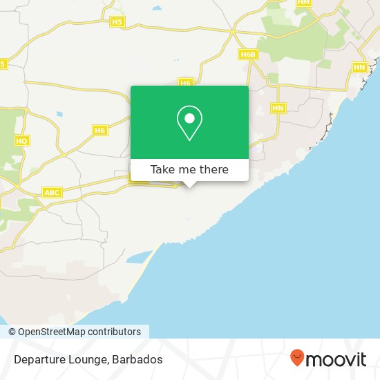 Departure Lounge map