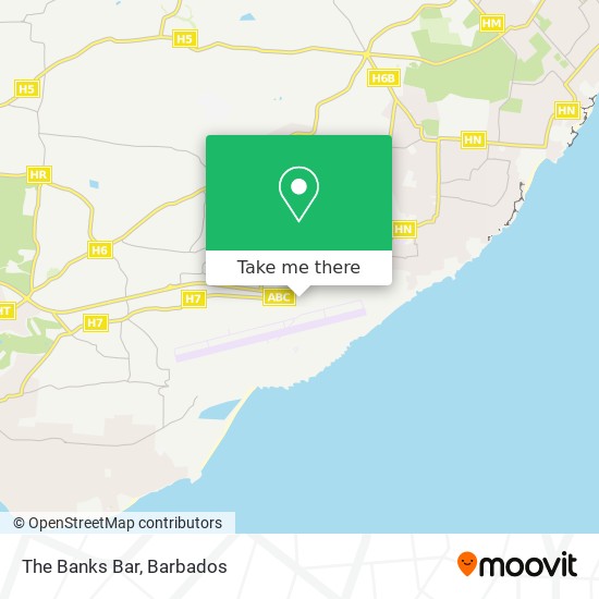 The Banks Bar map
