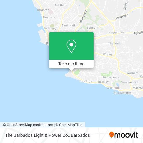The Barbados Light & Power Co. map
