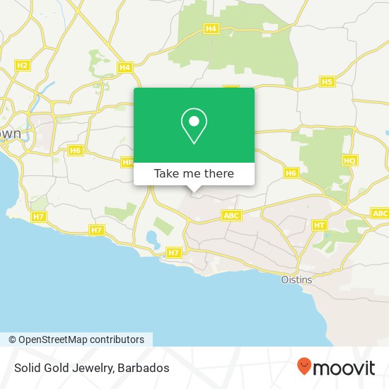 Solid Gold Jewelry map