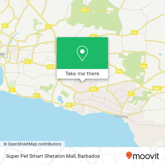 Super Pet Smart Sheraton Mall map