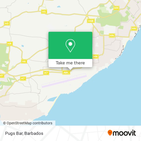 Pugs Bar map
