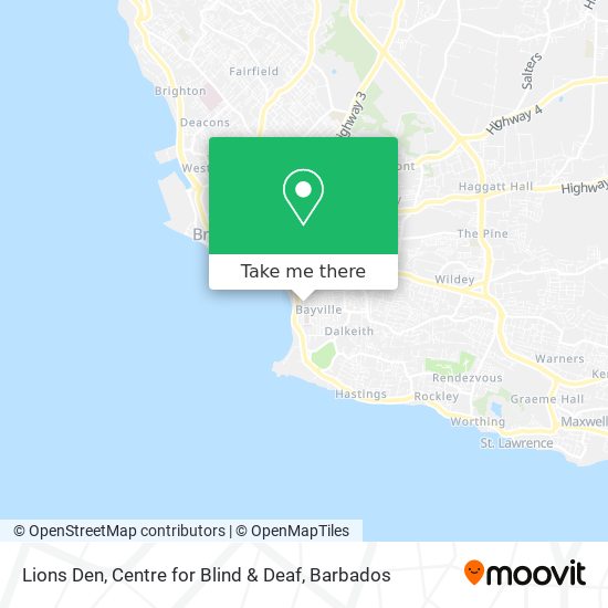 Lions Den, Centre for Blind & Deaf map