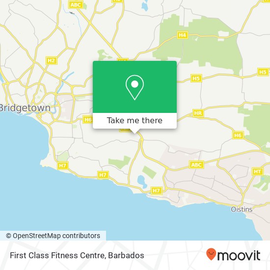 First Class Fitness Centre map