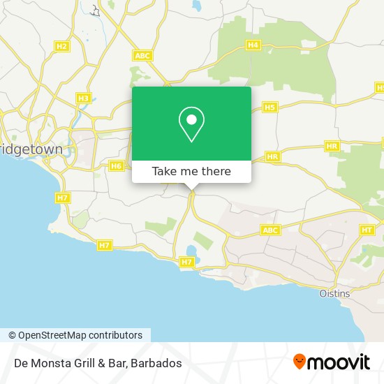 De Monsta Grill & Bar map