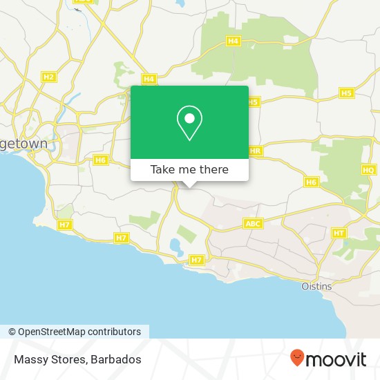 Massy Stores map